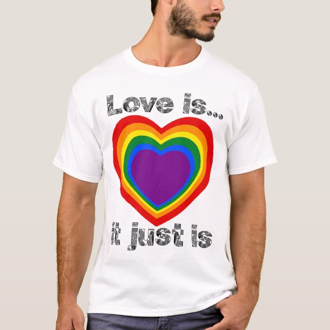 KÄRLEK ÄR SHIRT 1 T SHIRT (Framsida)