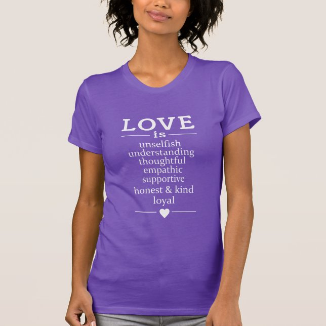 Kärlek är ...skjortor och jacka tee shirt (Framsida)