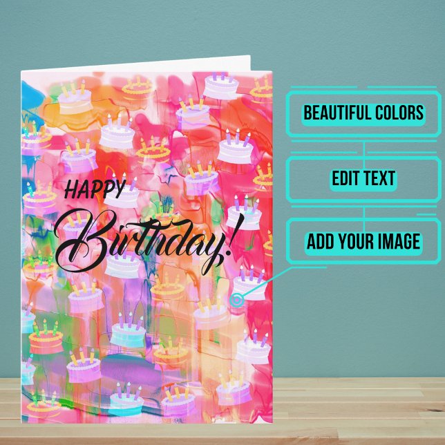 Kärlek är som sista Biet i kummelns födelsedag Kort (This beautiful watercolor card is for the loved one whom you want to give a very special card to. )