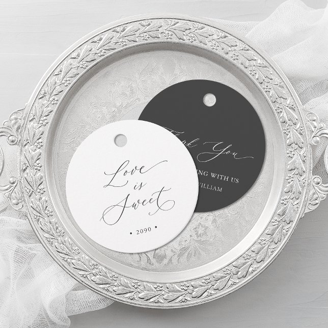 Kärlek är Söt Bröllop Gåvor Etiketter (Skapare uppladdad)