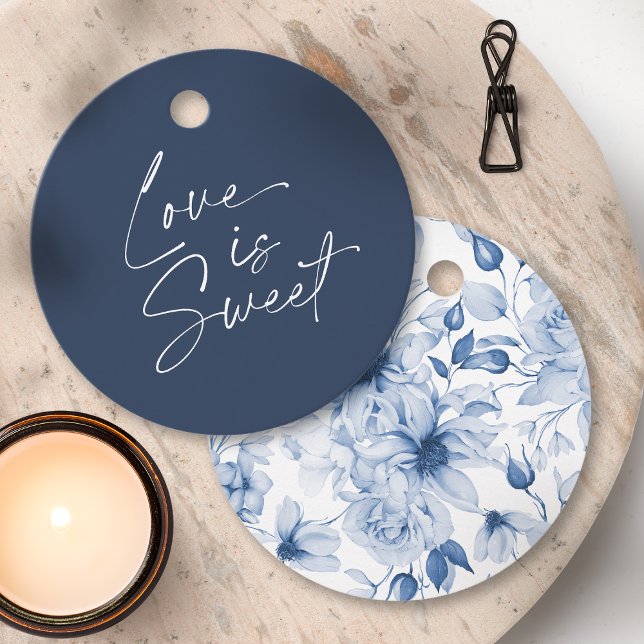 Kärlek är Söta Bröllopspresent Tag  Gåvor Etiketter (Skapare uppladdad)