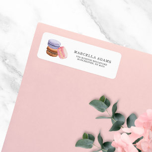 Kärlek är sötat (Macaron) Returadress Etikett