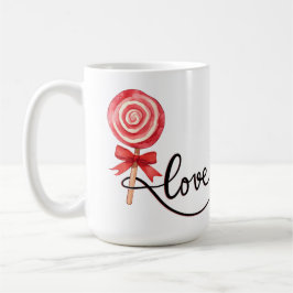 Kärlek är sött valentinoxo kaffemugg