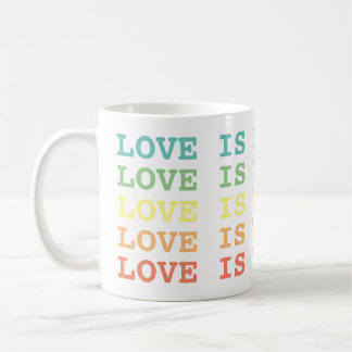 Kärlek är svaret kaffemugg