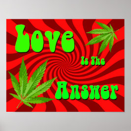 Kärlek är svaret poster