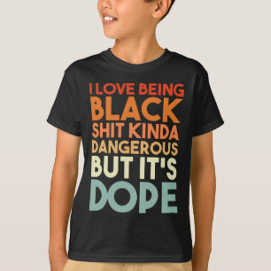 Kärlek är svart och farligt, men det är droger Ret T Shirt