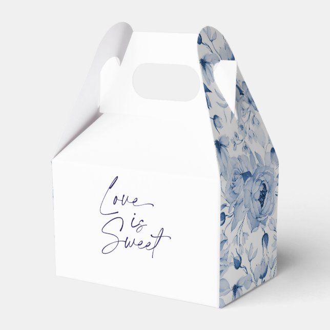 "Kärlek är Sweet"-Blommigten Bröllopsfack Presentaskar (Framsidan Sidan)