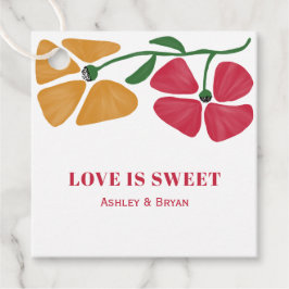 Kärlek är Sweet Bröllop Gift Gåvor Etiketter