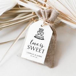Kärlek är Sweet | Bröllop-kummel Presentetikett