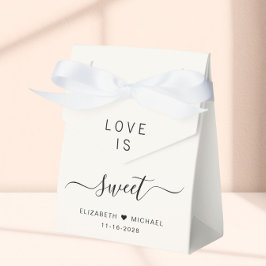 Kärlek är Sweet Cream Bröllop Presentaskar