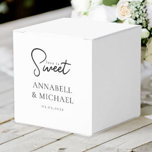 Kärlek är Sweet! Elegant, förenklad, Bröllop Presentaskar