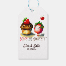 Kärlek är Sweet Gift Märkre