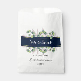 Kärlek är Sweet Pampas Grass Bröllop Treat Favor B