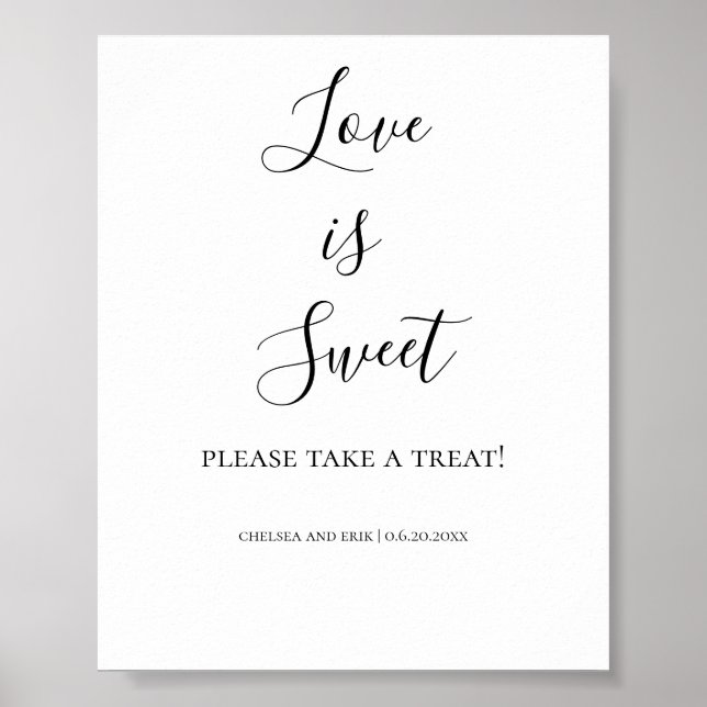 Kärlek är Sweet Poster (Framsidan)