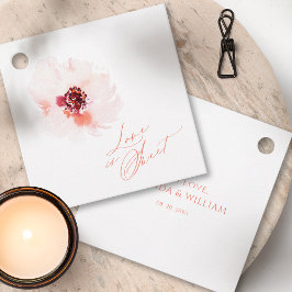 Kärlek är Sweet - Romantic Round Gift Märkre Gåvor Etiketter