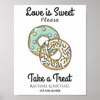 Kärlek är Sweet Ta ett Treat Donut Pub
