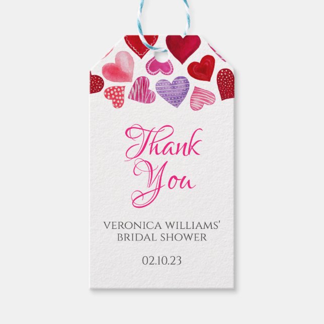 Kärlek är Sweet Valentines Möhippa Presentetikett (Framsidan)