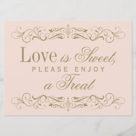 Kärlek är Sweet Vintage  Antique Flourish