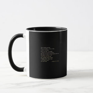 Kärlek är tålmodig Enkel Inspirerande Design Mugg