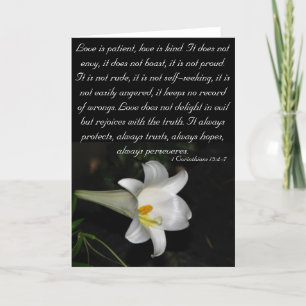 Kärlek är tålmodig… helgkort