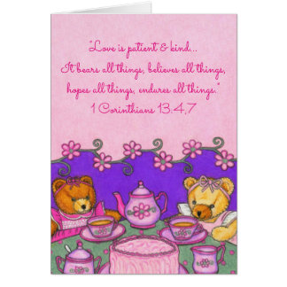 Kärlek är tålmodig & Kind~Bears all OBS Kort