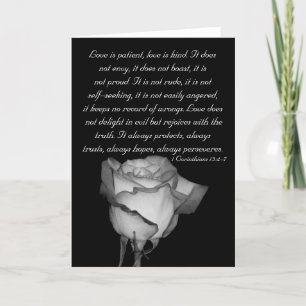 Kärlek är tålmodig... kort