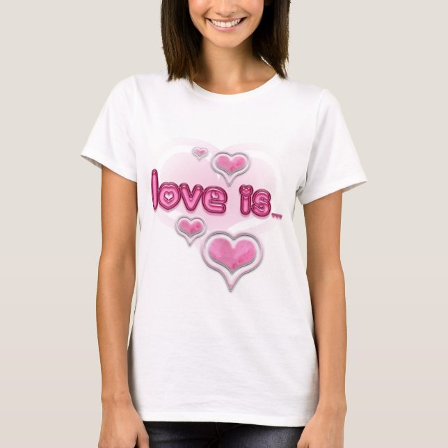 Kärlek är.. tee shirt (Framsida)