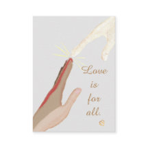 Kärlek är till för alla Andlig Universal Händer Bu