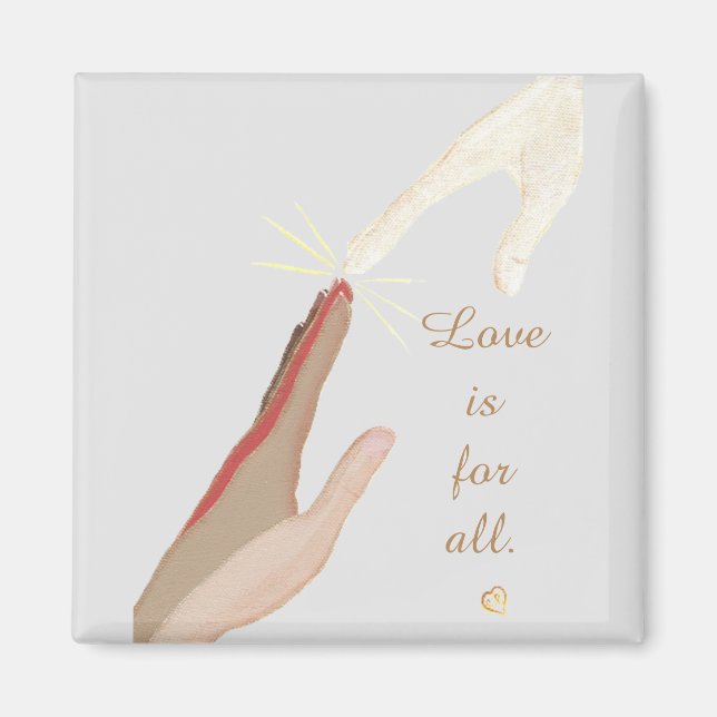 Kärlek är till för alla magneter i Andlig Universa (Framsidan)