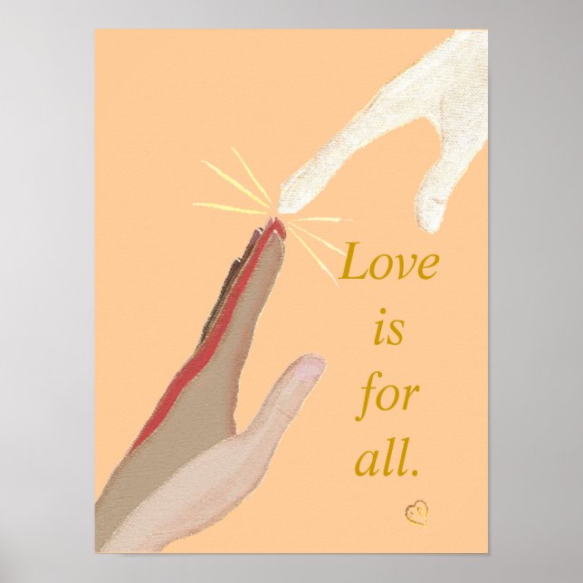 Kärlek är till för alla Poster (Framsidan)