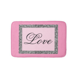 Kärlek är vacker badrumsmatta