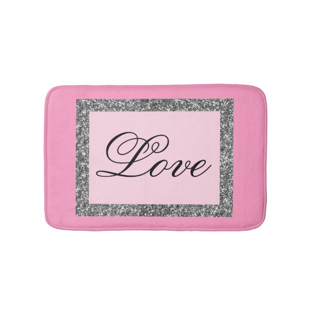 Kärlek är vacker badrumsmatta (Framsidan)