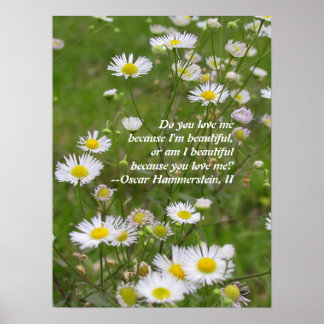Kärlek är vackert poster