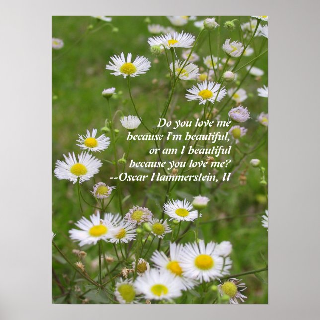 Kärlek är vackert poster (Framsidan)