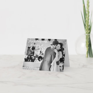 Kärlek är vänskapen inställd på musik tack kort