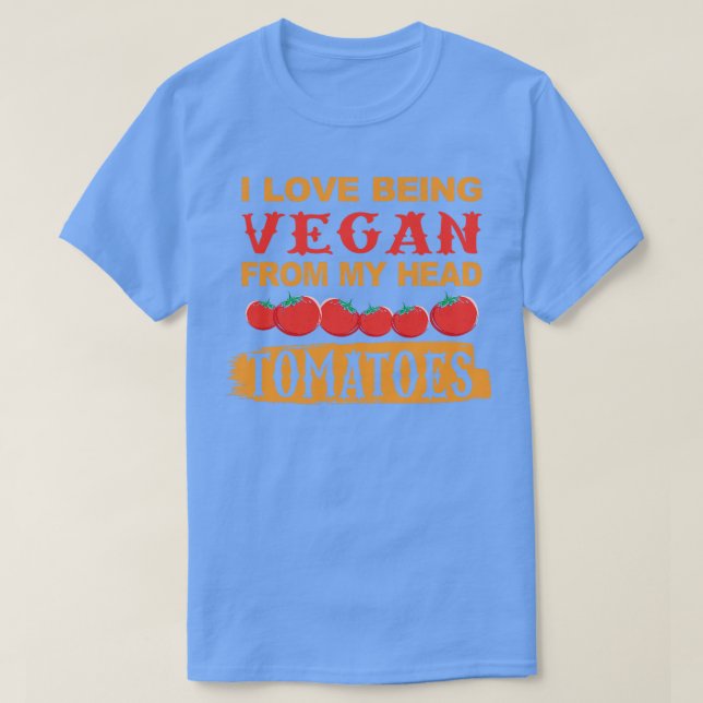 Kärlek är VEGAN Tomatis T Shirt (Design framsida)