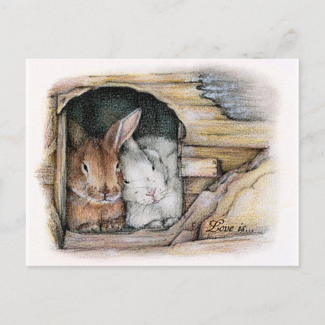 Kärlek är.. vykort (Framsida)