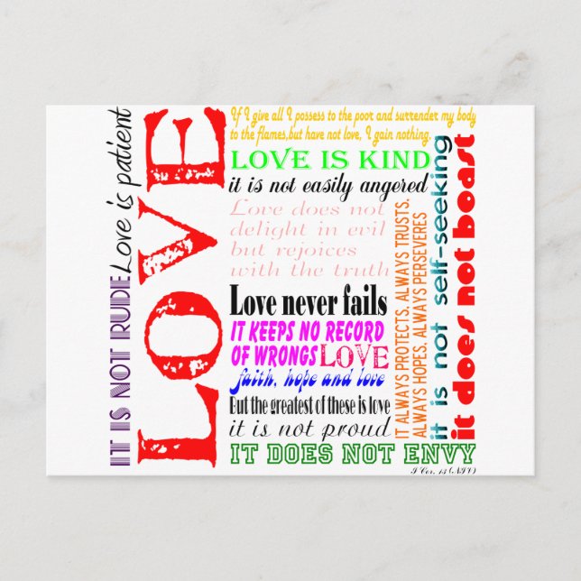 Kärlek är.. vykort (Framsida)