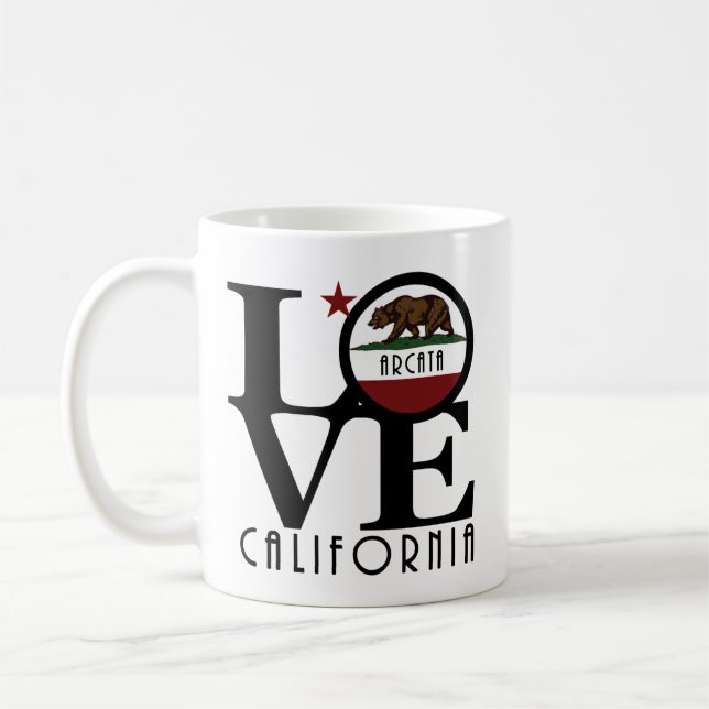 KÄRLEK Arcata California 11oz Kaffemugg (Vänster)