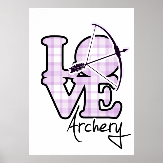 Kärlek Archery Poster (Framsidan)