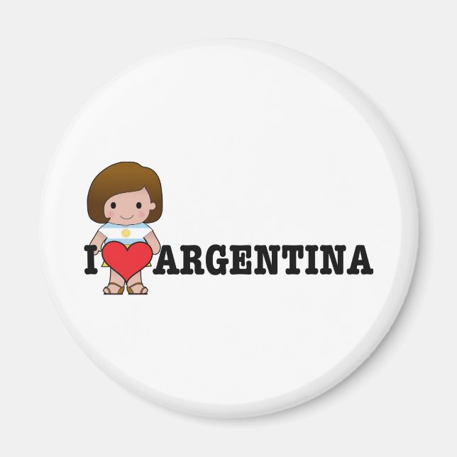 Kärlek Argentina Magnet (Framsidan)