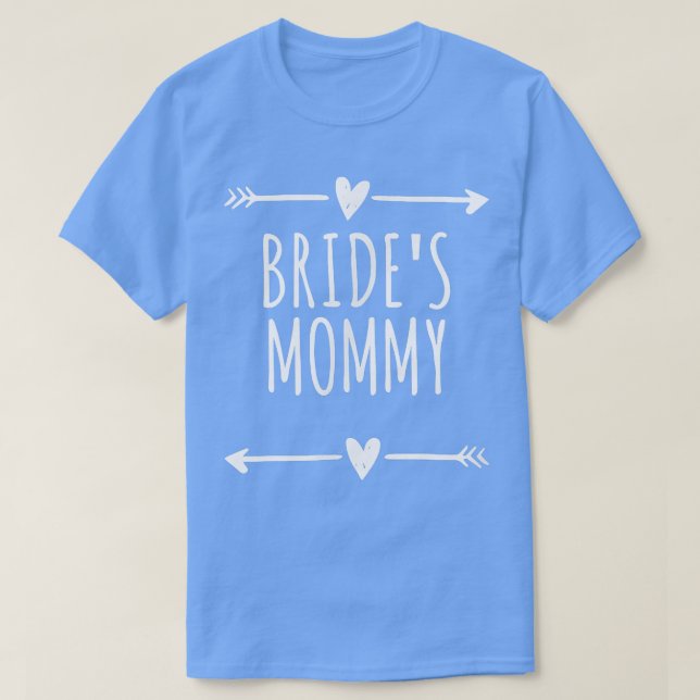 Kärlek Arrows Hearts Funny Brides Mamma T Shirt (Design framsida)