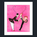 Kärlek. Art Deco Art-utskrift Poster<br><div class="desc">Kärlek. Alla hjärtans dag ger bra konst. Art Deco vintage Magazine illustration,  circa 1916. Matchningskort och gåvor finns tillgängliga i butikens Helgdagar/Alla hjärtans dagskategori.</div>
