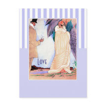 Kärlek. Art Deco Valentindagen