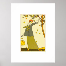 Kärlek. Art Deco Valentines dag Gift-utskrift Poster