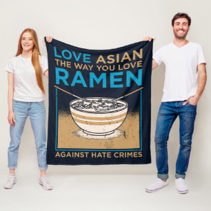 Kärlek asiatisk hur du tycker om Ramen Fleecefilt