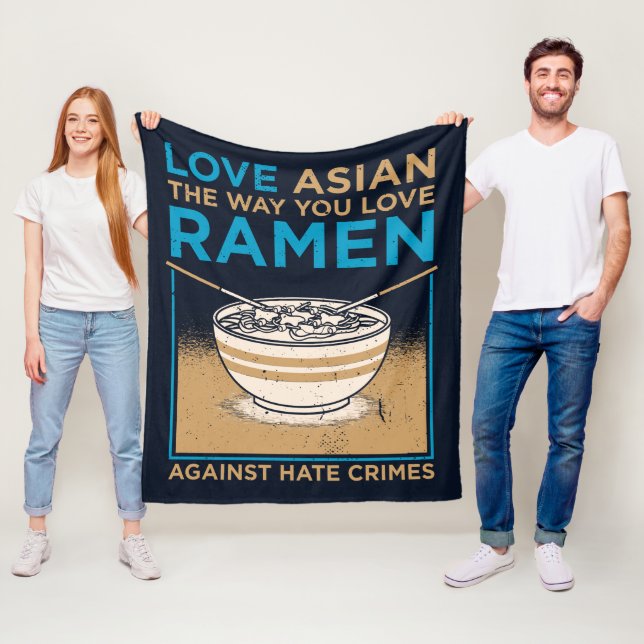 Kärlek asiatisk hur du tycker om Ramen Fleecefilt (På plats)