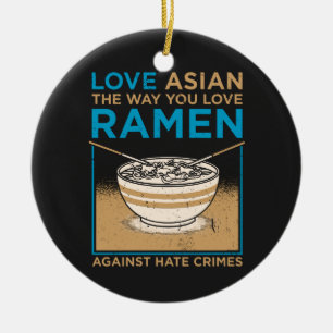 Kärlek asiatisk hur du tycker om Ramen Julgransprydnad Keramik