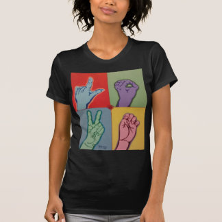 KÄRLEK ASL för kvinnat-skjorta T Shirt