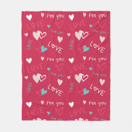 Kärlek åt dig fleecefilt